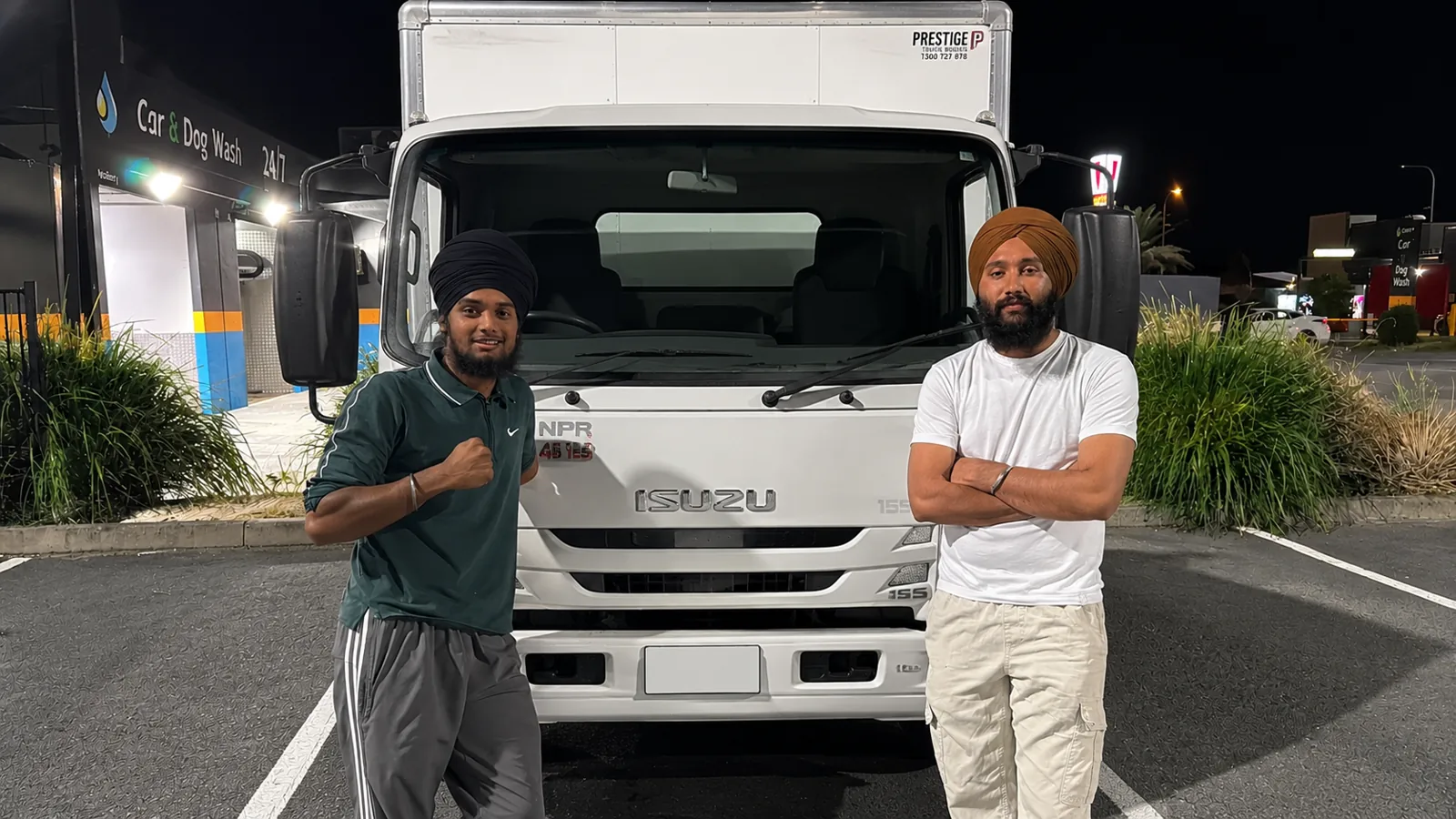 Move Mate Movers team beside their removal truck