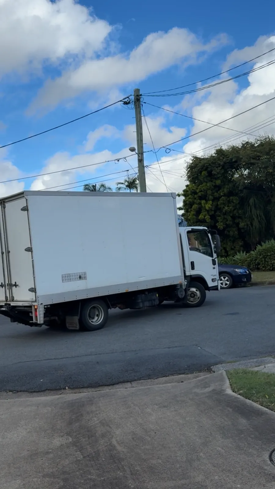 Removal truck ready for a local move